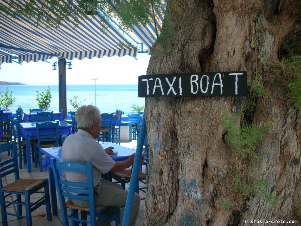 Photo report of a stay around Loutro, Sfakia, Crete in July 2009